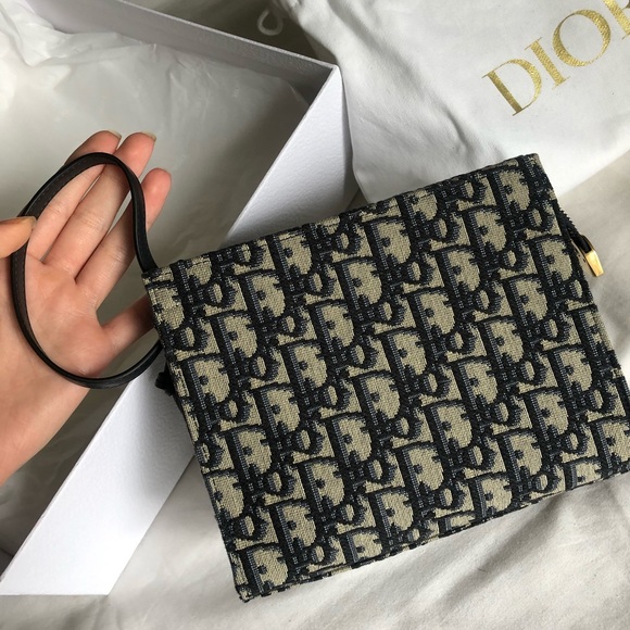 *SOLD* Dior Small Oblique Pouch - Picture 7 of 8